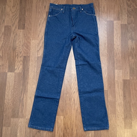 NWT Wrangler 936PWD  Mens 32x34 Denim Cowboy Cut Slim Fit Jeans - Picture 2 of 9